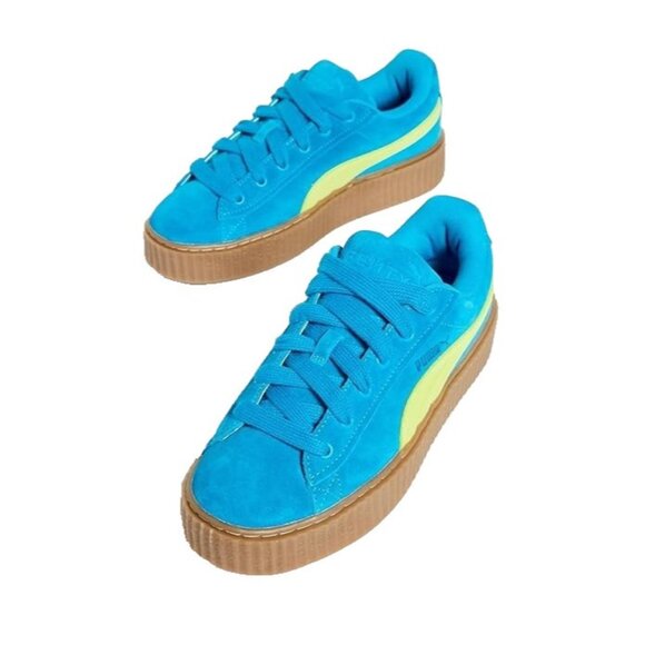 Womens PUMA Rihanna Fenty x Creeper Phatty Speed Blue (399332-02) Size: 9.5 NEW - Picture 2 of 5